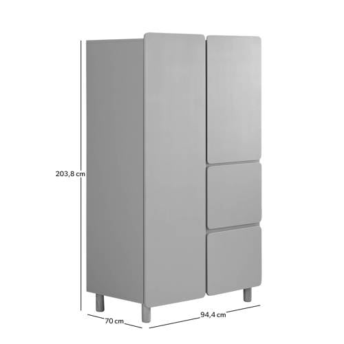 NOUS Living kledingkast Sky Beige | Kledingkast van