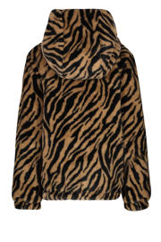thumbnail: Cars reversible winterjas met imitatiebont zwart/beige