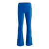 WE Fashion velours flared broek kobalt blauw