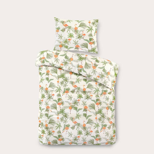 NOUS Kids katoenen dekbedovertrek peuter (120x150 cm) Multi Dierenprint