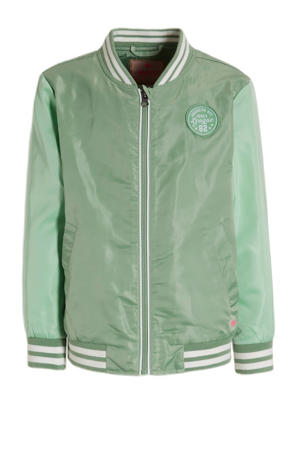 baseball jacket Pamela lichtgroen