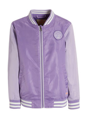 baseball jacket Pamela paars
