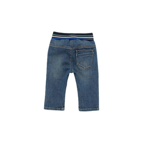 s.Oliver regular fit jeans blauw Jongens Meisjes Katoen Effen 56