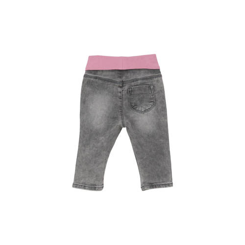 S.Oliver baby regular fit jeans grijs Meisjes Polyester 62