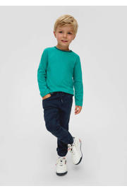 thumbnail: Blauwe jongens s.Oliver broek van katoen met elastische tailleband