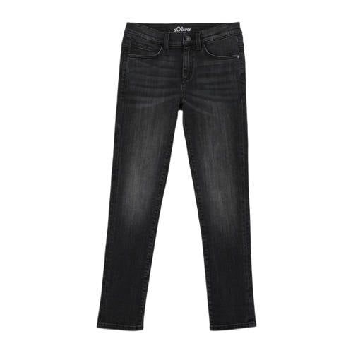 s.Oliver regular fit jeans grey denim Grijs Effen