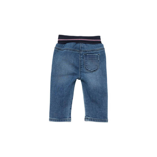 s.Oliver baby regular fit jeans light denim Blauw Meisjes Stretchdenim 50 56