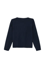 thumbnail: s.Oliver fijngebreid vest donkerblauw