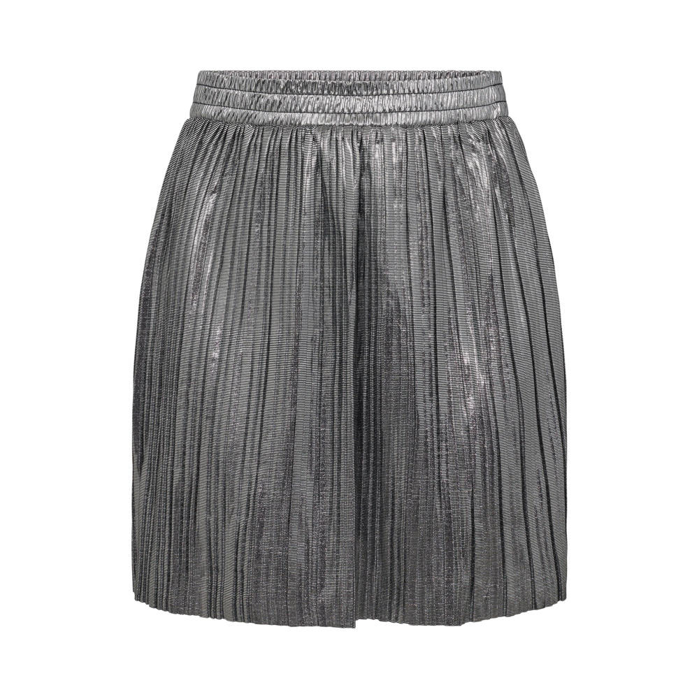 Zilverkleurige meisjes Sofie Schnoor rok gemaakt van polyester en met elastische tailleband