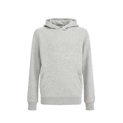 WE Fashion Blue Ridge hoodie grey melange Sweater Grijs Effen - 110/116