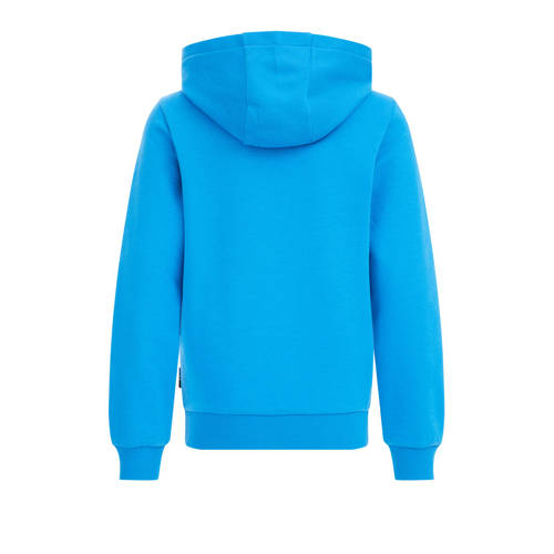 WE Fashion Bad Boys hoodie met printopdruk felblauw Sweater Printopdruk 98 104
