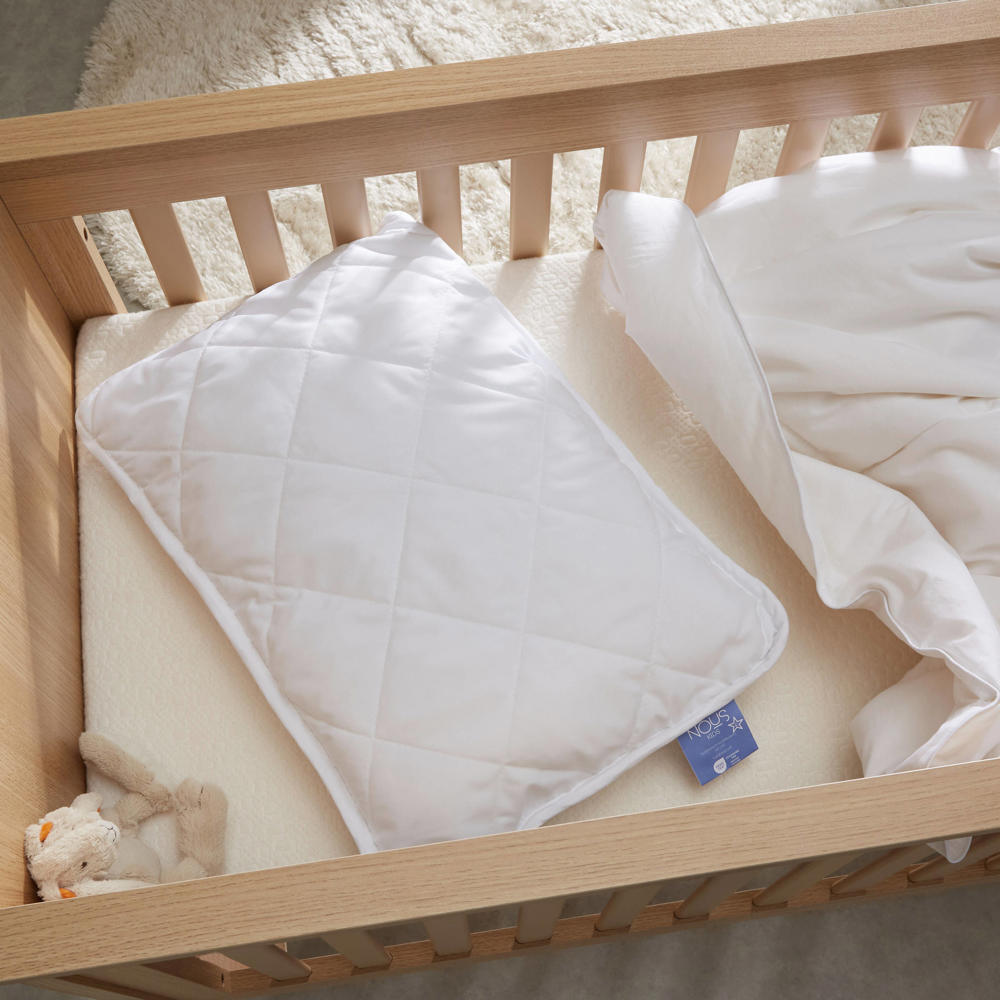 NOUS Kids LUXE microvezel synthetisch kinder/ledikantkussen (40x60 cm)