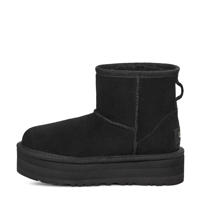thumbnail: UGG Classic Mini Platform  suède enkelboots zwart