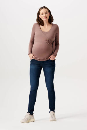 zwangerschaps skinny jeans Avi dark blue denim