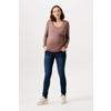 Noppies zwangerschaps skinny jeans Avi dark blue denim