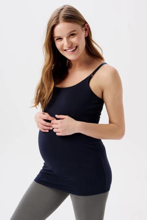 zwangerschaps- en voedingssinglet Ara zwart