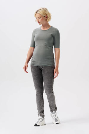 zwangerschaps skinny jeans Avi grey denim