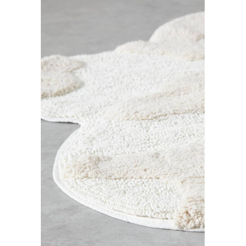 NOUS Kids kindervloerkleed Cloud (110x85 cm) Beige Grafisch
