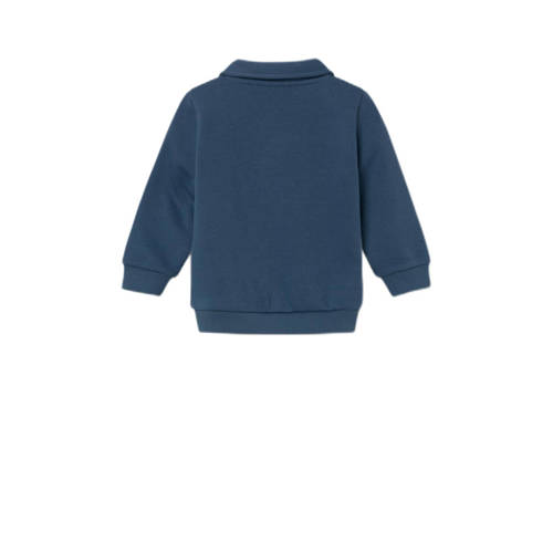 Name it MINI sweater NMMOZZY grijsblauw 104