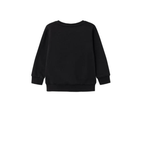 Name it MINI sweater NMMORLANDO met printopdruk zwart Printopdruk 86