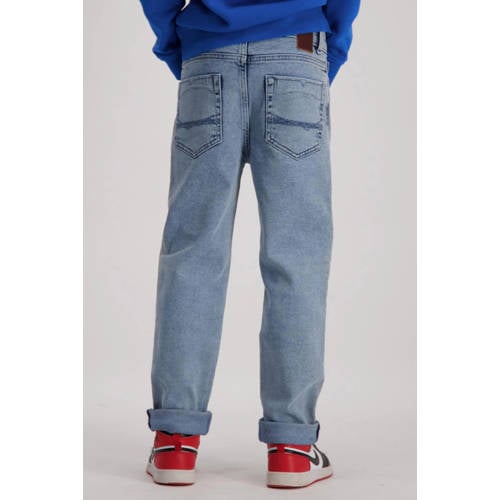 Cars loose fit jeans Maxwel bleached used Blauw Jongens Stretchdenim Effen - maat 170 afbeelding