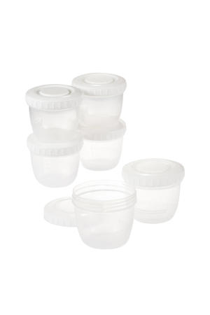 Moedermelk en Babyvoeding Bewaarbakjes - 6 Stuks