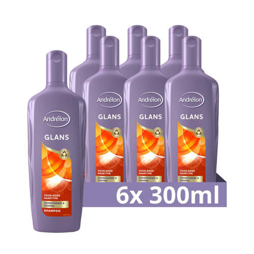 Andrélon Glans shampoo - 6 x 300 ml | Shampoo van Andrélon