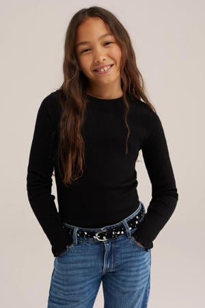 longsleeve hardblauw