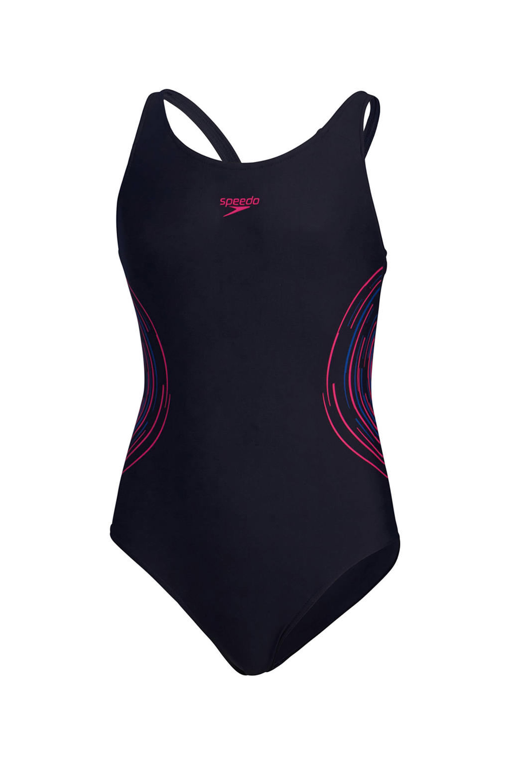 Speedo EnduraFlex sportbadpak Muscleback donkerblauw/fuchsia