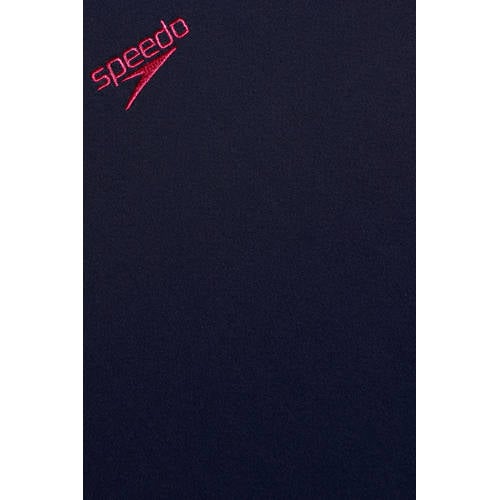 Speedo EnduraFlex sportbadpak Muscleback donkerblauw roze Meisjes Polyamide 128