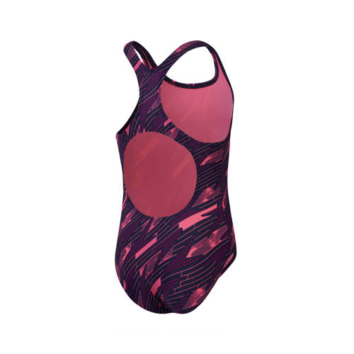 Speedo ECO EnduraFlex sportbadpak Medalist donkerblauw roze Meisjes Gerecycled polyamide 116