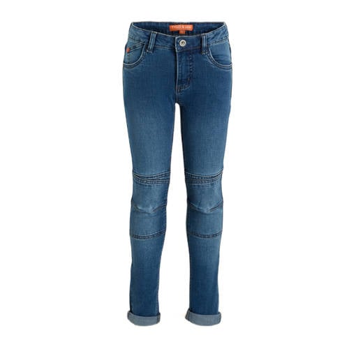 TYGO & vito skinny jeans medium used Blauw Jongens Stretchdenim 