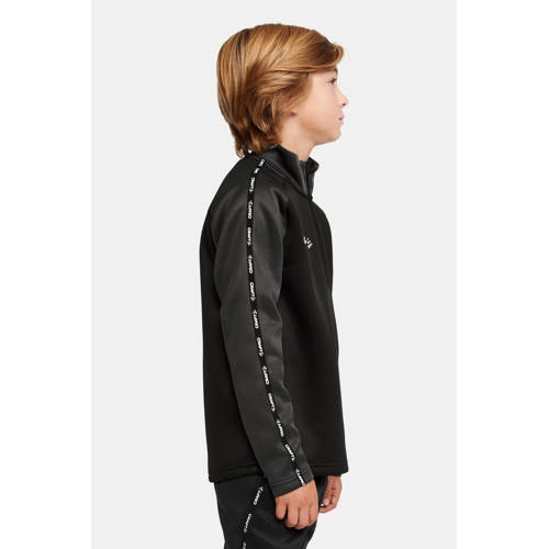 Craft junior voetbalshirt zwart antraciet Sport t-shirt Jongens Meisjes Polyester Opstaande kraag 122 128