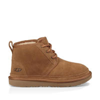 thumbnail: Camelkleurige jongens UGG Neumel II suède veterboots met effen