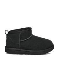 thumbnail: Zwarte jongens en meisjes UGG Classic Ultra Mini suède enkelboots met effen