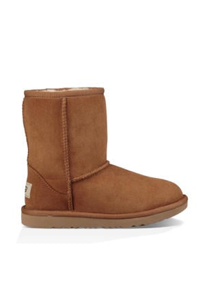 Classic ll suède enkelboots camel