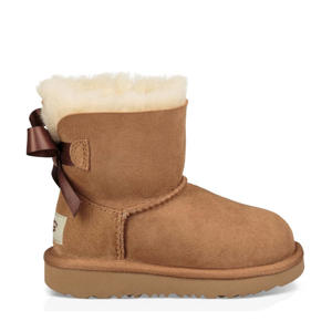 Mini Bailey Bow II suède enkelboots camel