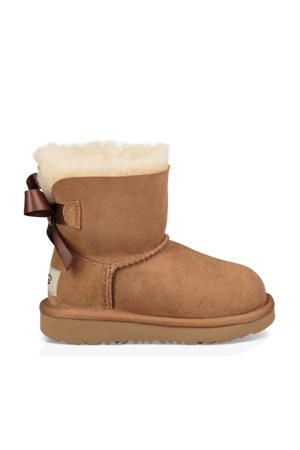 Mini Bailey Bow II suède enkelboots camel