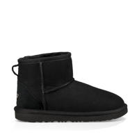 thumbnail: Zwarte jongens en meisjes UGG Classic Mini II suède enkelboots met effen