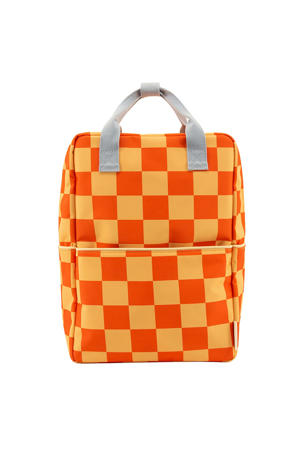  rugzak Farmhouse L Checkerboard geel/rood