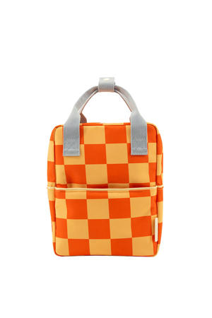  rugzak Farmhouse S Checkerboard geel/rood