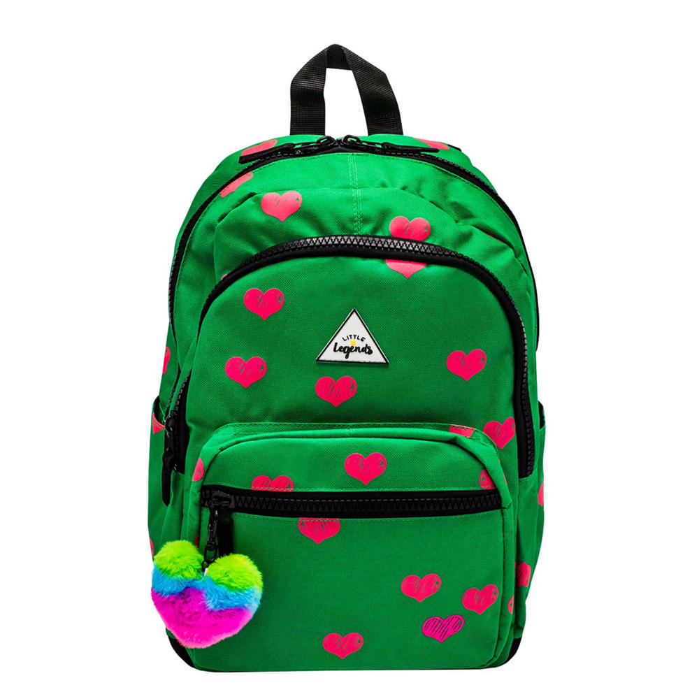 Little Legends rugzak Heart S groen