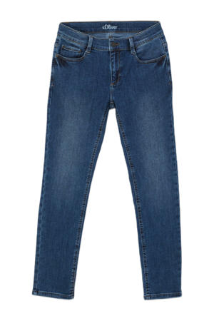 slim fit jeans middenblauw