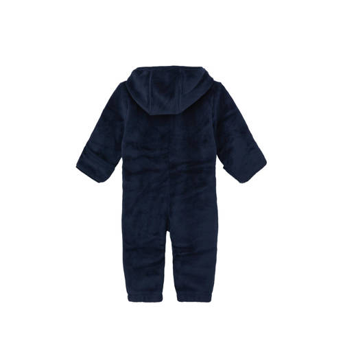 S.Oliver fleece baby onesie donkerblauw 50