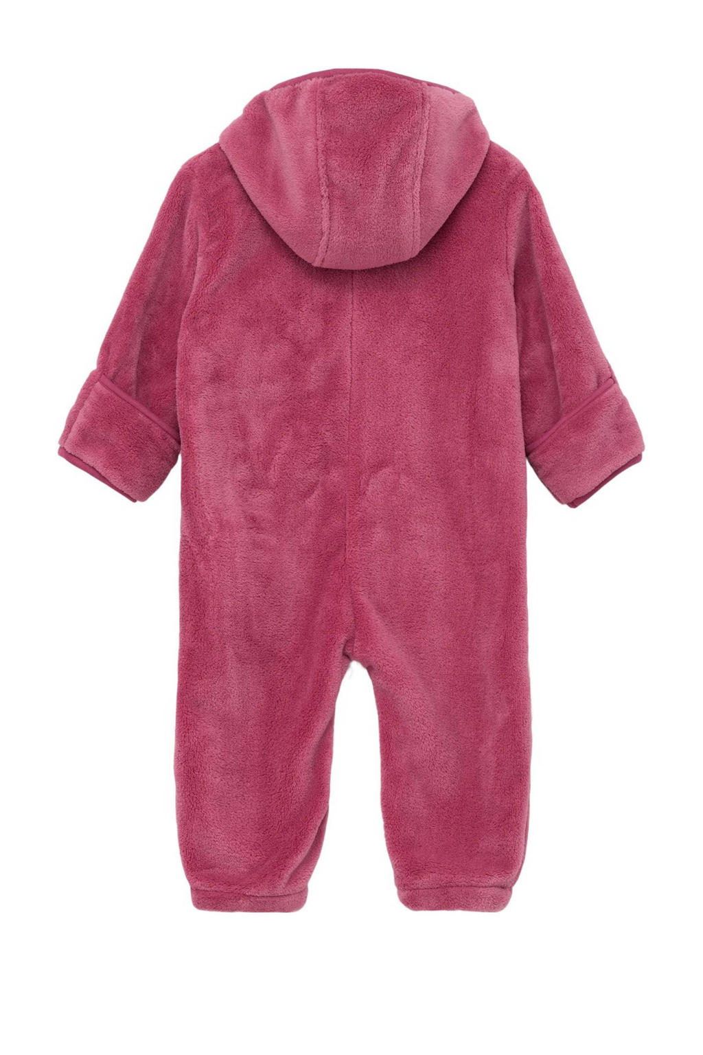 s.Oliver fleece baby onesie donkerroze | kleertjes.com