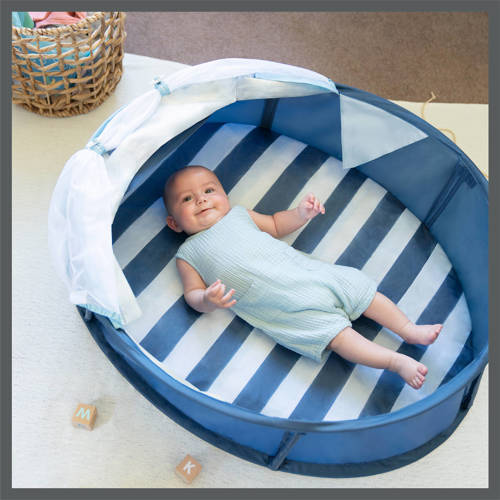 Babymoov 3-in-1 Babyni campingbed(reisbed speeltent strandtent) Blauw