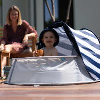 thumbnail: Babymoov 3-in-1 Aquani campingbed(reisbed,speeltent,strandbad)