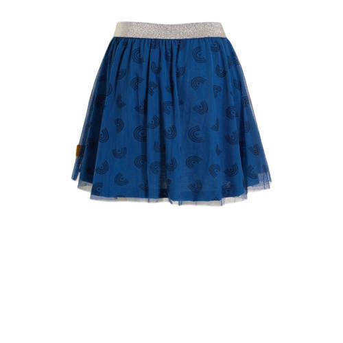 Orange Stars korte rok Pei met all over print blauw Meisjes Polyester All over print 98 104