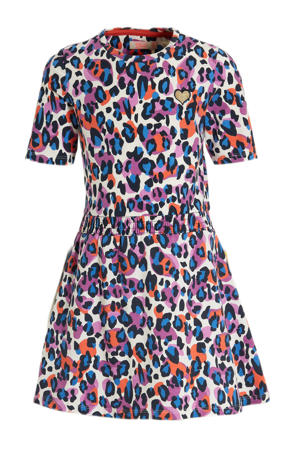 jurk Pearl met panterprint multi