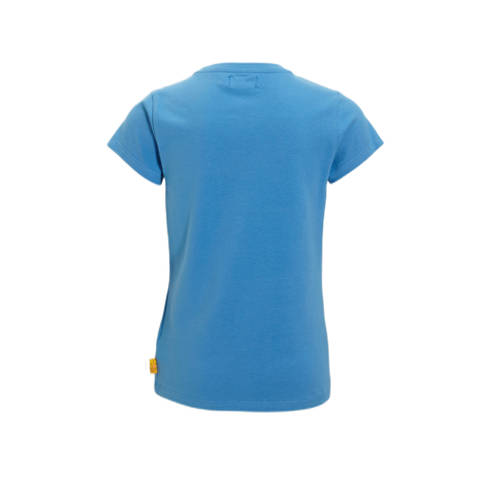 Orange Stars T-shirt Phaedra met printopdruk blauw Meisjes Katoen Ronde hals 98 104